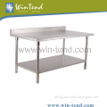 Commercial Kitchen Double Sinks Bench,stainless steel double sink bench